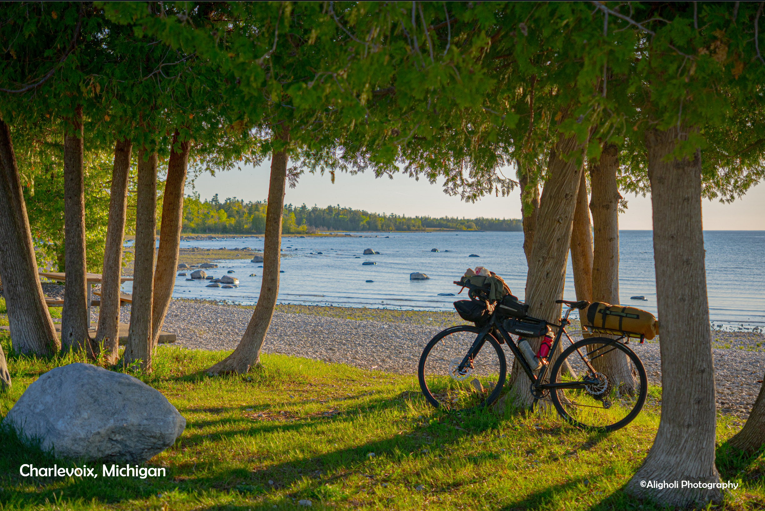 Bikepacking around Lake Michigan